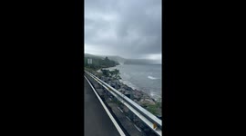 Waterspout on the Waves