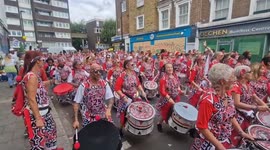 Vibrant sights and sounds on day two of the 55th Notting Hill Carnival