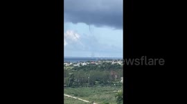 Barbados: Waterspout Spotted Over South Coast Of Island