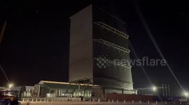 Elon Musk's SpaceX Mid-Bay building demolished
