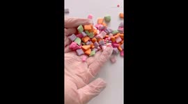 'LOVED the results!' - Baking artist creates delectable cane slab with FONDANT