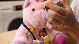 Dad creates toy shop where he makes toy medical devices for disabled and ill kids
