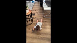 Baby Makes a Mess with Black Gel