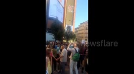 Spain: Protest Against Luis Rubiales In Plaza Callao, Madrid 2
