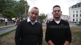 Richard Curson and  Hein Curson from You Are Noah at the Greenwich and Docklands International Festival