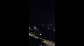 Night of glittering tracers: Pskov's drones attack amidst regional tensions