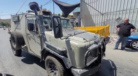 Israeli forces guard scene of 'ramming attack' in West Bank's Hebron