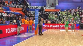 Fiba World Cup Brazil-Ivory Coast Game in Jakarta, Indonesia