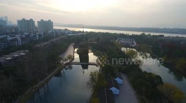 Aerial photo of the Zheng He Treasure Ship Ruins Park.
