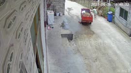 Toddler falls from moving three-wheeler in brother's accidental launch in China