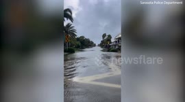 Hurricane Idalia: Video shows flooding in Sarasota, Florida
