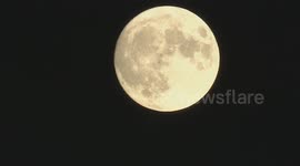 Biggest supermoon of 2023 lights up sky