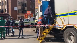 Emergency Services remove final 20 bodies from johannesburg Fire site