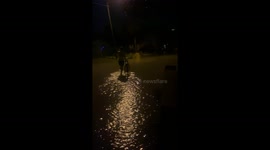 St Pete Beach flooding from 5 ft storm surges from Hurricane Idalia passing by