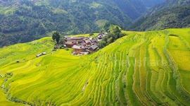 Jiabang Rice Terraces in Congjiang, China