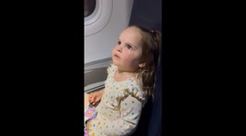 Daughter Responds to Pilot and Crew During Flight
