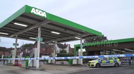 Horror at the pumps as man allegedly slits own throat at petrol station in front of shocked staff and customers - Derbyshire, UK