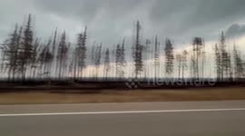 Wildfires continue to rage in western Canada