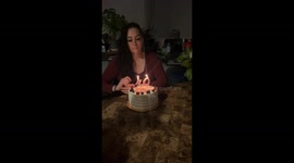 Mama fends off son trying to gatecrash 40th birthday wishes