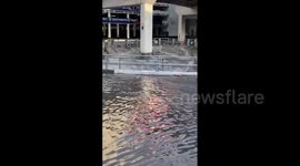 US: Heavy Rains Cause Flooding In Las Vegas, Turning Roads Into Rivers