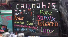 Medics see four-fold increase in health issues following cannabis decriminalisation in Thailand (file footage)