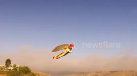 Flying on Foam Wings