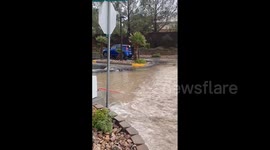 US: Heavy Rains Cause Flooding In Las Vegas, Turning Roads Into Rivers 6