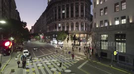 Vista aérea de la ciudad de Buenos Aires con DRONE