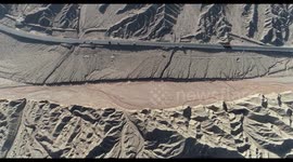 The Red River Valley in Golmud, China