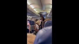 Southwest Airlines flight attendant mum works with her two daughters on their first and second flights