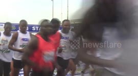 Thousands participate in 8th Millennium Half Marathon in Ghana