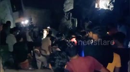 Survivors pulled out of rubble after 3-storey house collapses in northern India