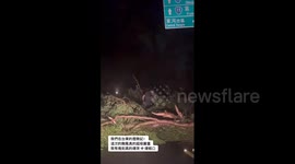 Taiwan: Aftermath Left By Typhoon Haikui Across Country