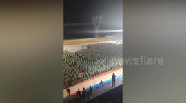 Hundreds of military recruits have mass dance break in China