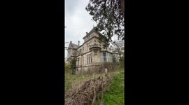 Urban explorer discovers crumbling abandoned artist's mansion where owner appeared to leave in a hurry