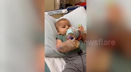 Baby boy, one of 15 in the world, aims to make medical history with rare condition