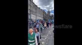 UK: Thousands Join March To Support Scottish Independence In Edinburgh