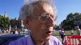 Police called as Piers Corbyn parks car on Parliament Square