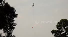 Over 4,000-acre wildfire in Southeast Texas, USA