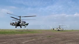 Russia claimes it destroyed Ukrainian stronghold near Lyman with Ka-52 and Mi-35 helicopters