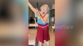 Grandmother, 80, becomes online hit with her colourful TikTok videos