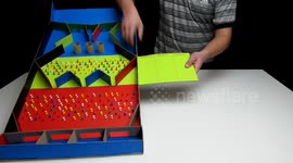 US DIY enthusiast reveals how to build cardboard pinball game at home