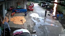 Man suffers intense burns from blowtorch explosion while grilling in China