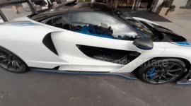 Supercars outside Park lane , hotel , on bank holiday weekend recently,  Harry Styles the Celebrity, walked past shortly after this video I shoot