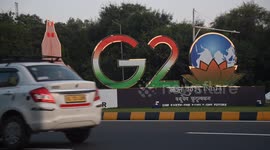 Preparations ahead the G20 Summit in New Delhi, India.