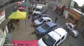 Ukraine releases footage of deadly Russian missile attack near market in Kostyantynivka that killed 16