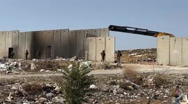 RESTRICTION SUMMARY: APAwire CLIENTS ONLY SHOTLIST: APAwire - APAwire CLIENTS ONLY, Jerusalem, 06 September 2023. Palestinians inspect the rubble of houses which were demolished by the Israeli army under the pretext of illegal construction in the town of