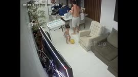 Dad Becomes Playtime Casualty