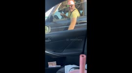 Road Rage At Texas Intersection