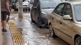 Greece: Flooding Reaches Capital Athens As Torrential Rains Continue